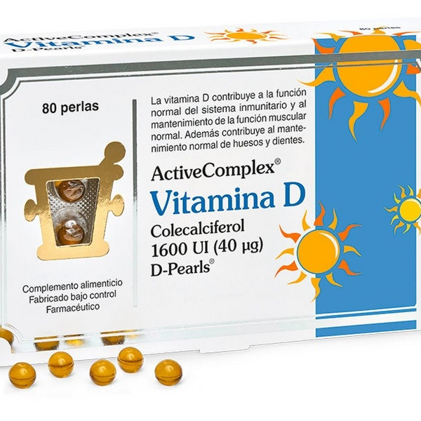 Pharma Nord ActiveComplex Vitamina D Colecalciferol 1600UI 80 Perlas