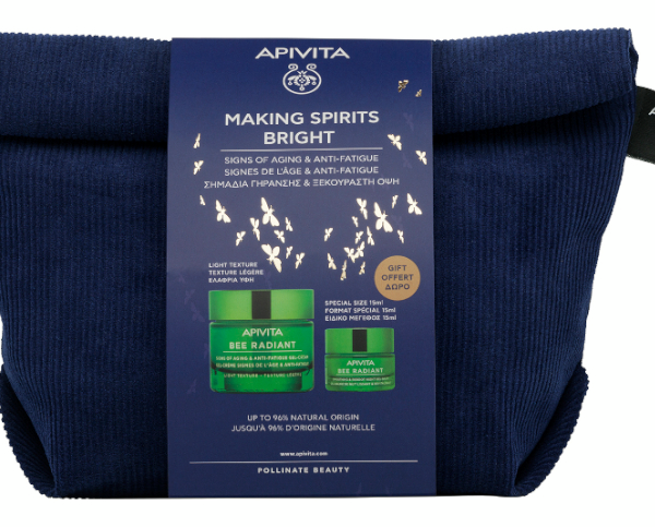 Apivita Bee Radiant Gel-Crema 50 ml + Crema Noche 15 ml