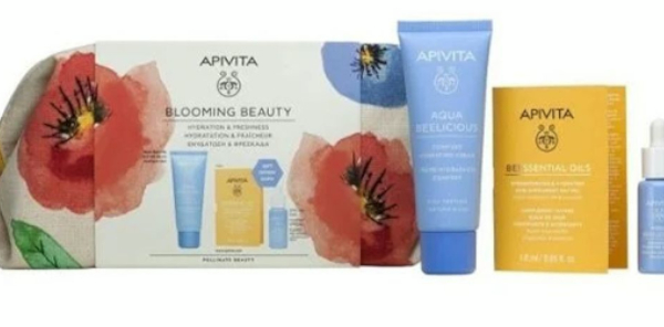Apivita Neceser Crema Aqua Beelicious Rica 40 ml + REGALOS