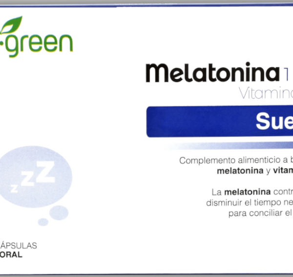 b-green Sueño Melatonina + Vitamina B6 60 Cápsulas