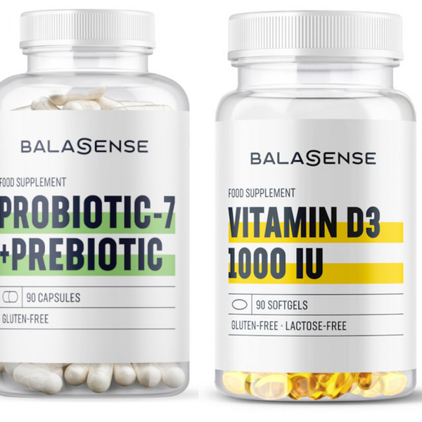Balasense Vitamina D3 + Probiotics-7 & Prebiotic