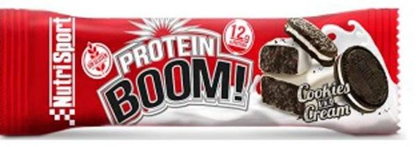 NutriSport Barrita Proteínas Protein Boom Cookies y Crema 49 gr