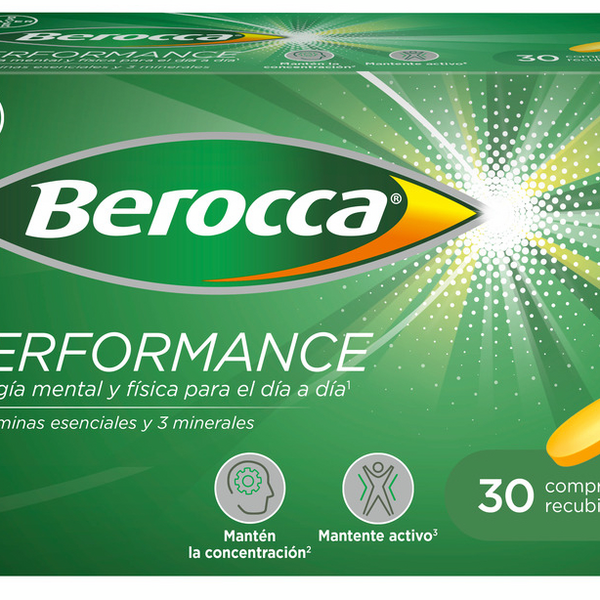 Berocca Performance Vitaminas y Rendimiento Bayer 30 Comprimidos