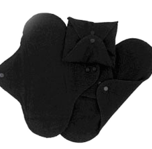 Imsevimse Compresa Día Reutilizable Negro 3 Uds