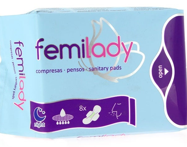 Femilady Compresas Noche 8 Capas 10 uds