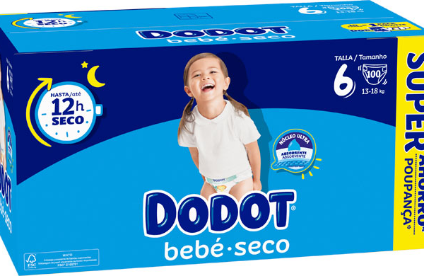 Dodot Pañales Bebé Seco T6 (+13 Kg) 100 uds