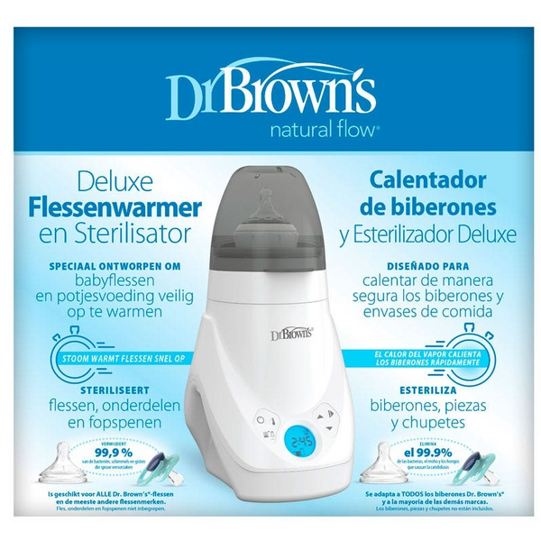 Dr Browns Calienta Biberones y Esterilizador Deluxe