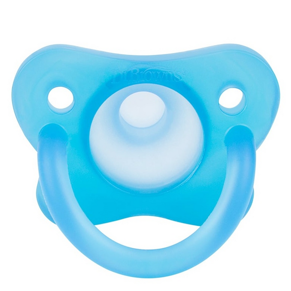 Dr Brown´s Chupete Silicona Una Sola Pieza 0-6 m Azul