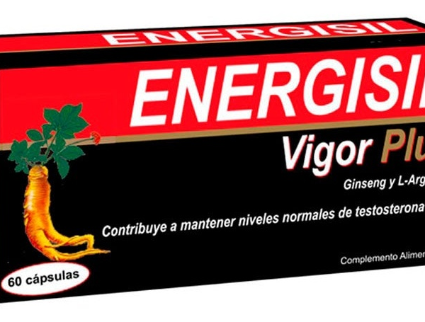 Energisil Vigor Plus Ginseng y L-Arginina 60 Cápsulas