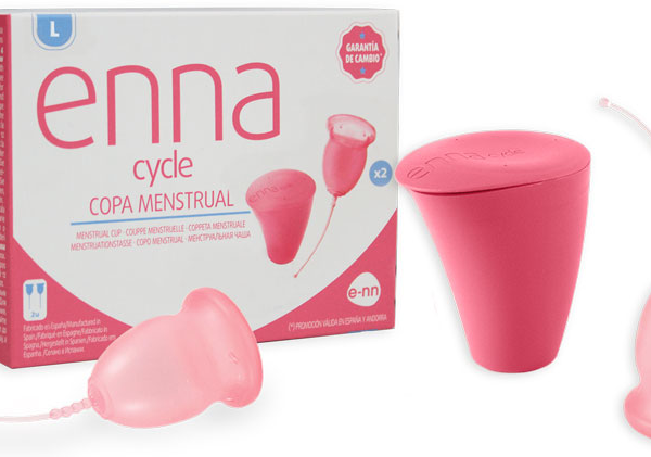 Enna Cycle Copa Menstrual Talla L 2 uds + Esterilizador