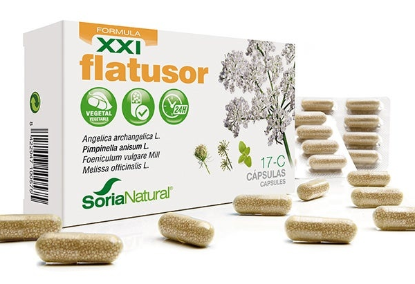 Soria Natural Flatusor 17-C 30 Cápsulas