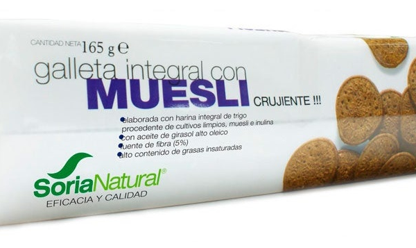 Soria Natural Galletas con Muesli 165 gr