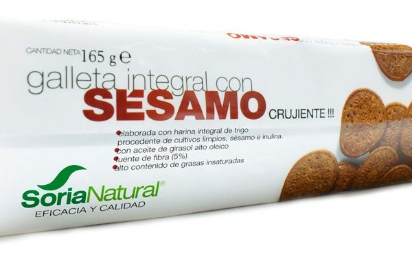 Soria Natural Galletas con Sésamo 160 gr