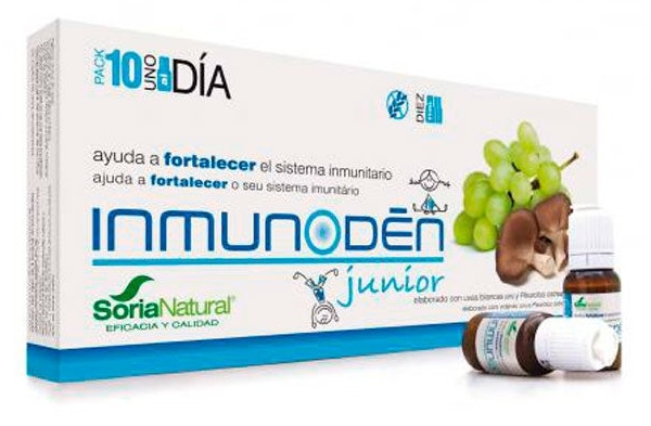 Soria Natural Inmunoden Junior 10 Viales de 11 ml
