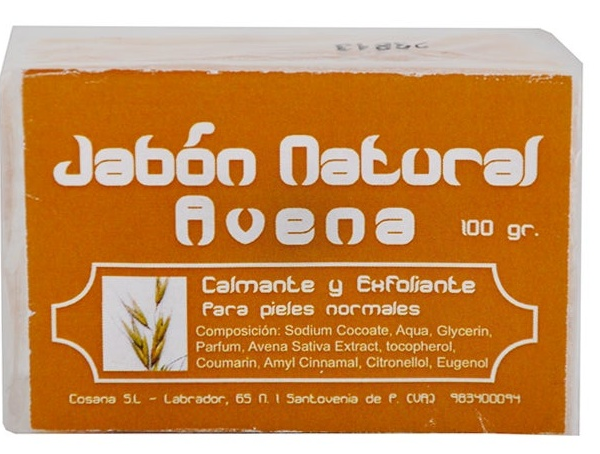 Jabon Natural de Avena 100 gr