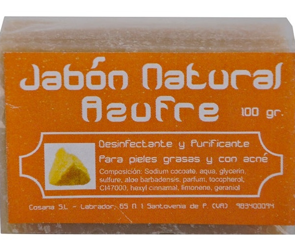 Jabon Natural de Azufre 100 gr