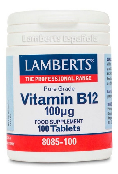 Lamberts Vitamina B12 100µg 100 Comprimidos