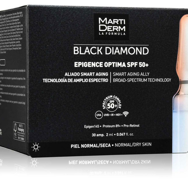 MartiDerm Black Diamond Epigence Optima SPF50+ 30 Ampollas