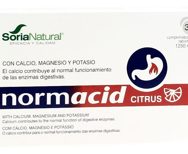 Soria Natural Normacid Citrus 32 Comprimidos de 1250 mg