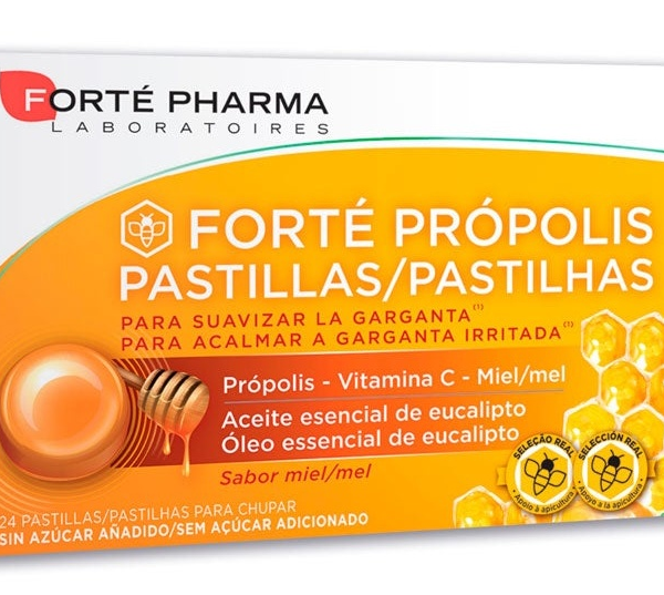 Forté Pharma Pastillas Própolis y Vitamina C Sabor Miel 24 Uds