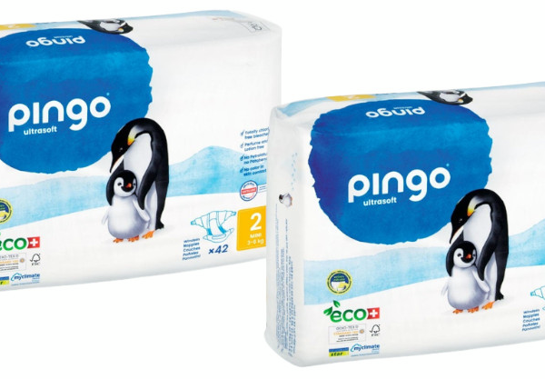 Pingo Pañales Mini Ecológicos T2 (3-6 kg) 2x42 uds