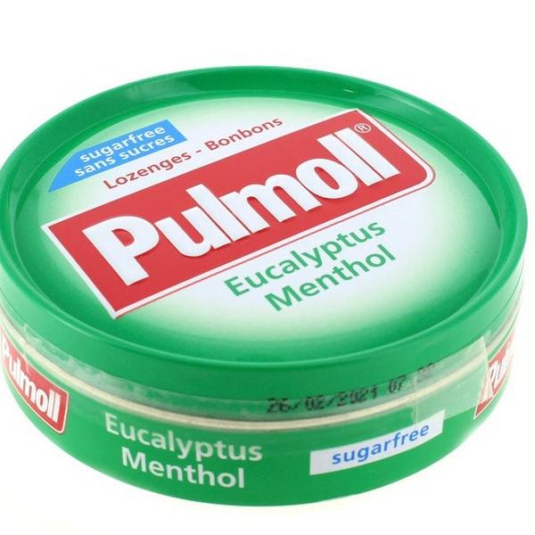 Pulmoll Eucaliptus Sin Azúcar + Vitamina C 45 gr