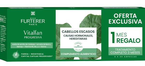 René Furterer Vitalfan Cápsulas Anticaída Progresiva 90 uds