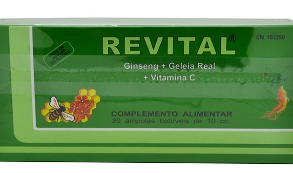 Revital Ginseng + Jalea Real + Vitamina C 20 Ampollas