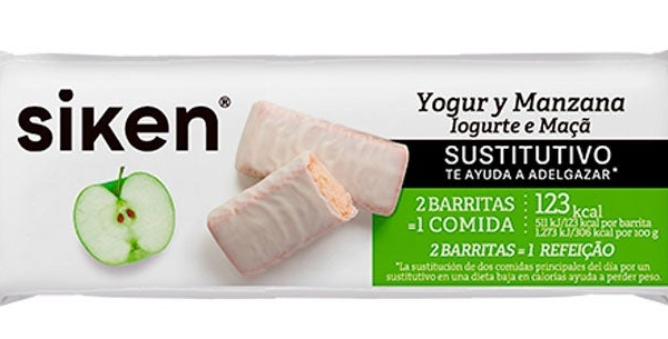 Siken Barrita Yogur-Manzana 1 Ud 40 gr