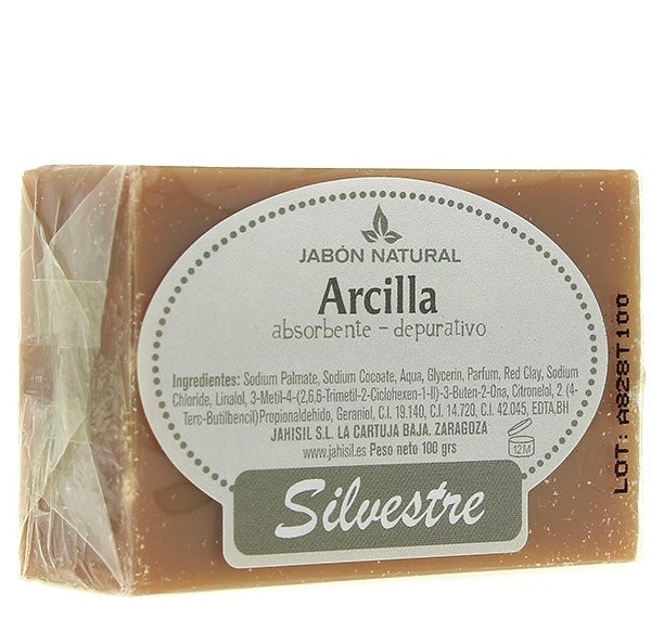 Silvestre JabónNatural Arcilla Depurativo 100 gr