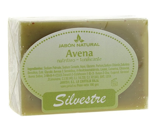Silvestre Jabón Natural Avena Tonificante 100 gr