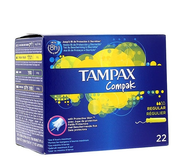 Tampax Tampones Compak Regular 22 Uds