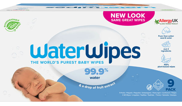 Waterwipes Toallitas Bebé 9x60 Uds