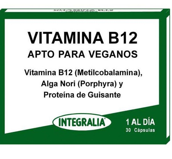 Integralia Vitamina B12 30 Cápsulas