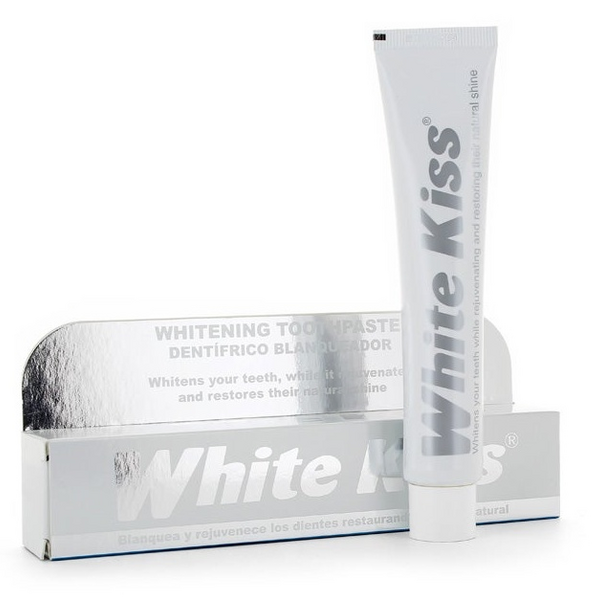 White Kiss Dentífrico Blanqueador de ultima generación 50 ml
