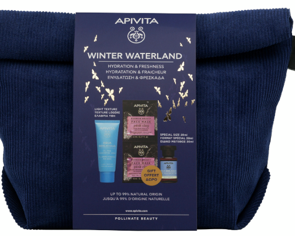 Apivita Aqua Beelicious Crema 40 ml + Tónico 20 ml + Mascarilla