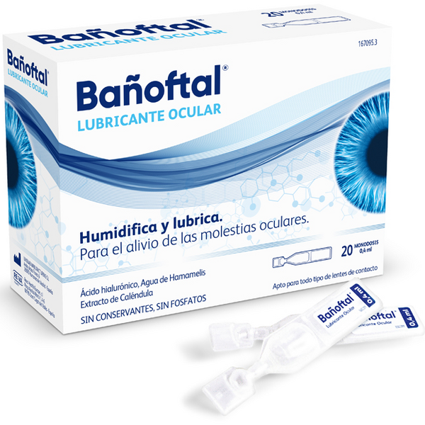 Bañoftal Monodosis Lubricante Ocular 20 uds