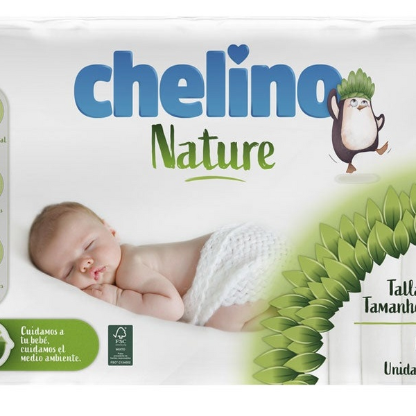 Chelino Nature Pañales Talla 2 3-6Kg 28 Uds