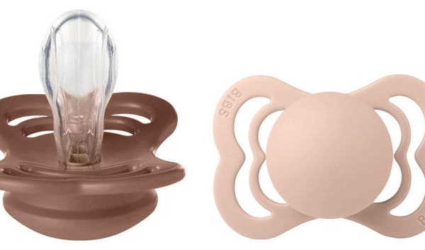Bibs Chupetes Supreme Woodchuck/Blush Silicona 0-6m 2 uds