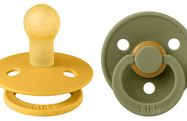 Bibs Chupetes Colours Honey Bee/Olive +6m 2 uds