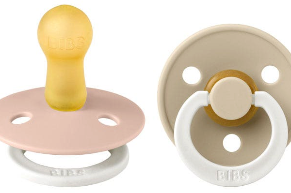 Bibs Chupetes Nocturnos Colours Vainilla/Blush 0-6m 2 uds