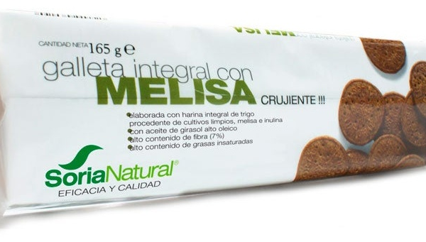 Soria Natural Galletas con Melisa 165 gr