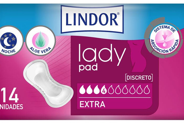 Lindor Lady Pad Extra Compresas 14 Uds