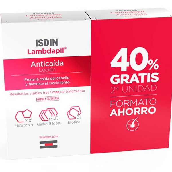 Isdin Lambdapil Loción Anticaída 2x20 Monodosis