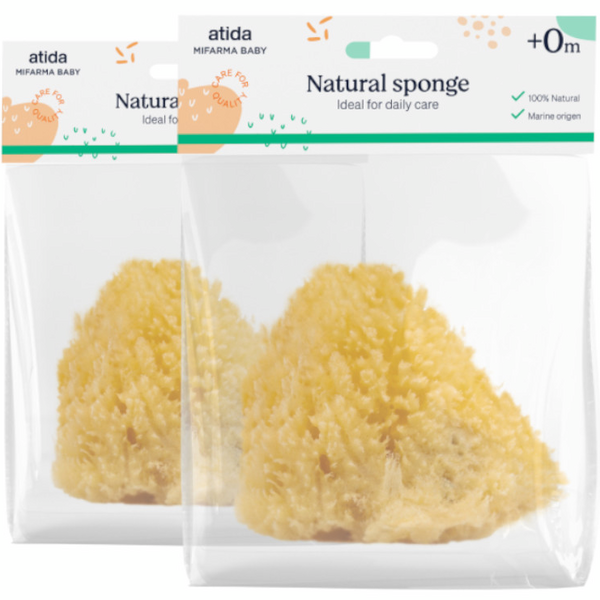 Atida Baby Esponja Natural 2 uds