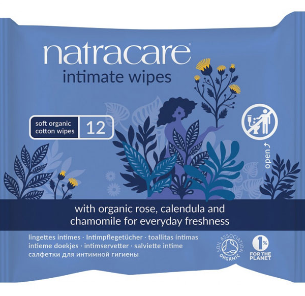 Natracare Toallitas Higiene Íntima 12 uds