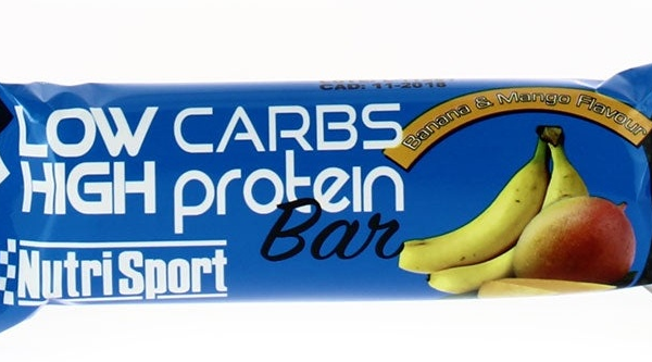 NutriSport Barrita Low Carbs High Protein Banana-Mango 1 ud