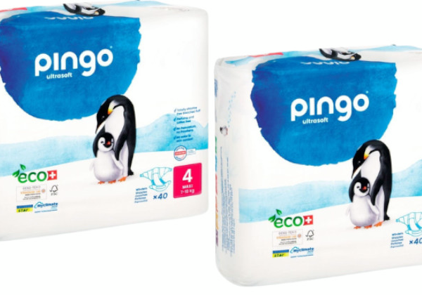 Pingo Pañales Ecológicos Maxi T4 (7-18 kilos) 2x40 uds
