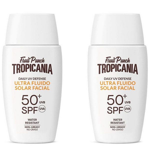 Tropicania Protector Solar Facial Ultra-Fluido SPF 50+ 2x50 ml